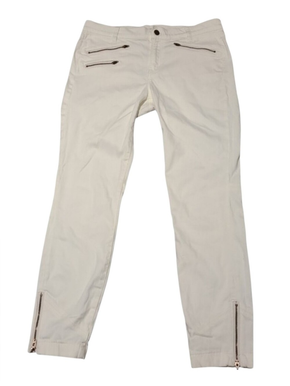 J Crew Toothpick Zip-Detail Skinny Moto Jeans Womens Size 29